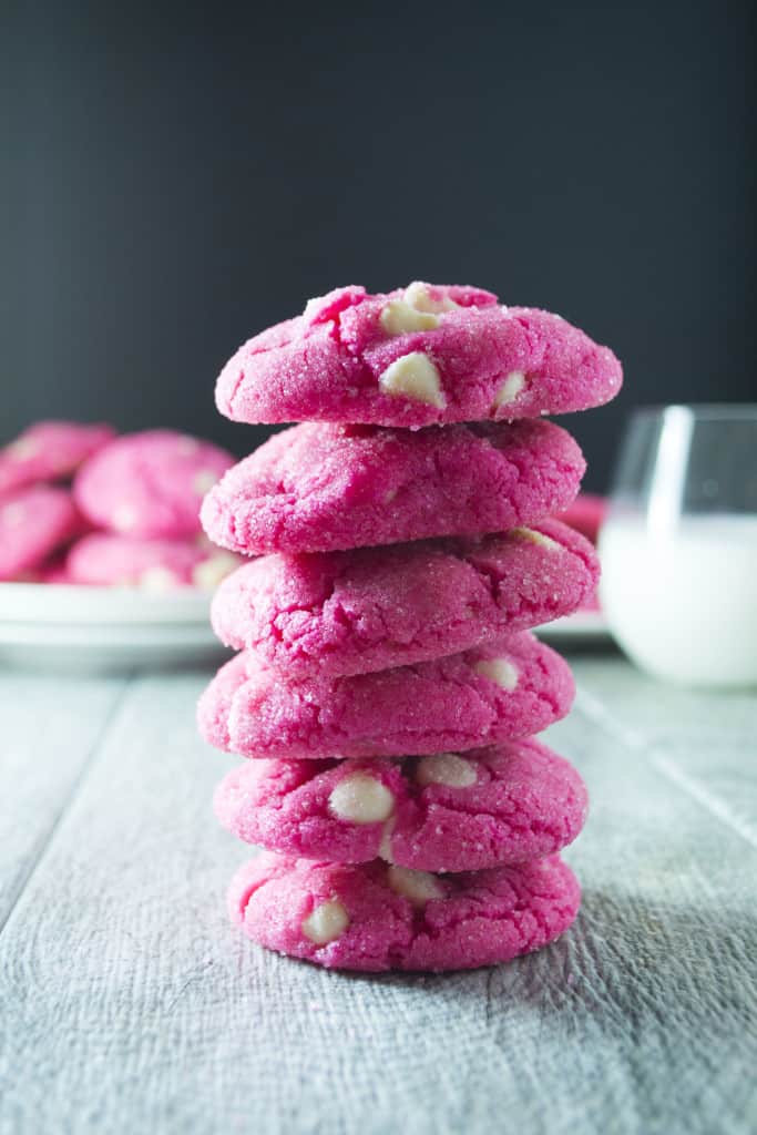 Pink White Chocolate Sugar Cookies - Pack Momma